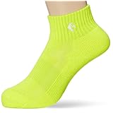 [コンバース] CONVERSE ソックス 靴下 キッズ レディース 派手 カラフル スポーツ ソックス ショート クルー ソックス バスケットボール ミニバス ネオンカラー（23-25cm、イエロー）