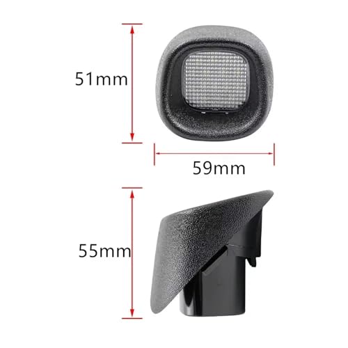 Luz de matrícula LED para solucionar fallos de iluminación en coche 5