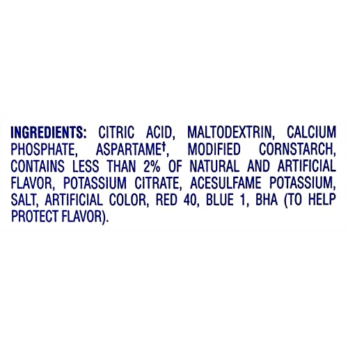 Crystal Light Sugar-Free Fruit Punch On-The-Go Powdered Drink Mix 120 Count, 30 Count (Pack of 4)