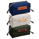 Northwind Personalized Golf Valuables Pouch – Made In Usa - Custom Monogrammed Golf Accessory Pouch With Full-Grain Leather Patch, Accessory For Score Card, Golf Balls &Amp; Tees, Premium Gift For Golfers