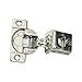 10 Pack Rok Hardware Grass TEC 864 108 Degree 1-1/4" Overlay 3 Level Soft Close Screw On Compact Cabinet Hinge 04547A-15 3-Way Adjustment 45mm Boring Pattern
