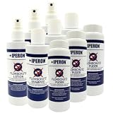IPERON® Flohschutz Trio – je 3 x 200 ml Lotion, 200 ml Shampoo &100 g Puder
