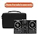 LTGEM DJ Mixer Case for Numark Party Mix II or Hercules DJControl Mix Ultra DJ Controller, Internal Dimensions: 13.5 * 8.3 * 1.2 (Case only)