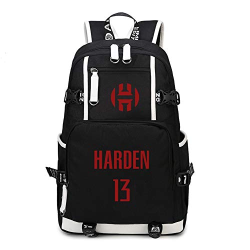 Haoshangzh55 Baloncesto Deportes Mochila No. 13 James Harden Los Aficionados Poliester