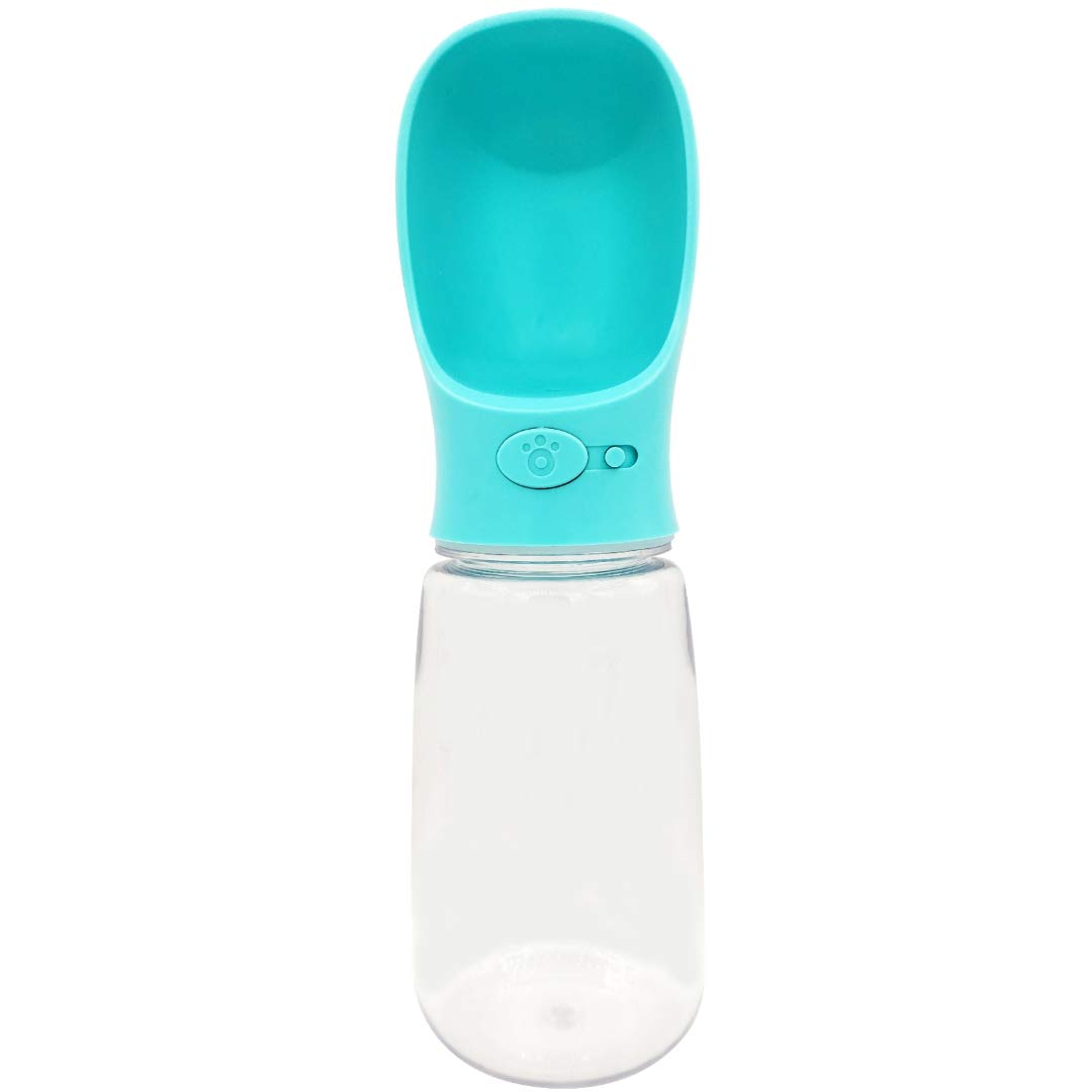 Mr. Peanut'sH2OGO Portable Pet Water Bottle Dispenser (19 OZ, Blue)