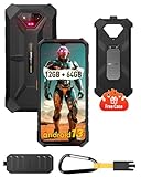Ulefone Armor X13 - Smartphone resistente de extensión de 12 GB + 64 GB/256 GB, visión nocturna de 50 MP+24 MP, Android 13 4G, teléfonos móviles impermeables sin SIM, Octa Core, 6320 mAh tipo C