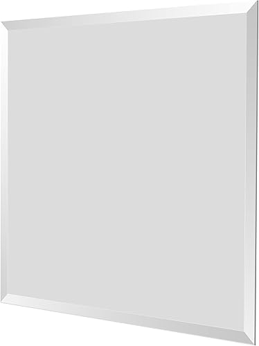 Miniatura 4 de Fab Glass and Mirror - Espejo redondo biselado y pulido, Vidrio, Plateado, 18" x 18"