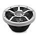 Clarion CM3013WL 12-inch Marine Subwoofer 300W RMS Power handling Dual 2 ohm Voice coils Built-in RGB Illumination Includes Black & Silver Grilles Water Resistant: IP55 Front