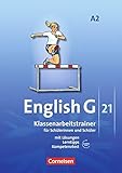 english g 21 a4 workbook mit lösungen  English G 21 - Ausgabe A / Band 2: 6. Schuljahr - Klassenarbeitstrainer ( Audios Lösungen online)