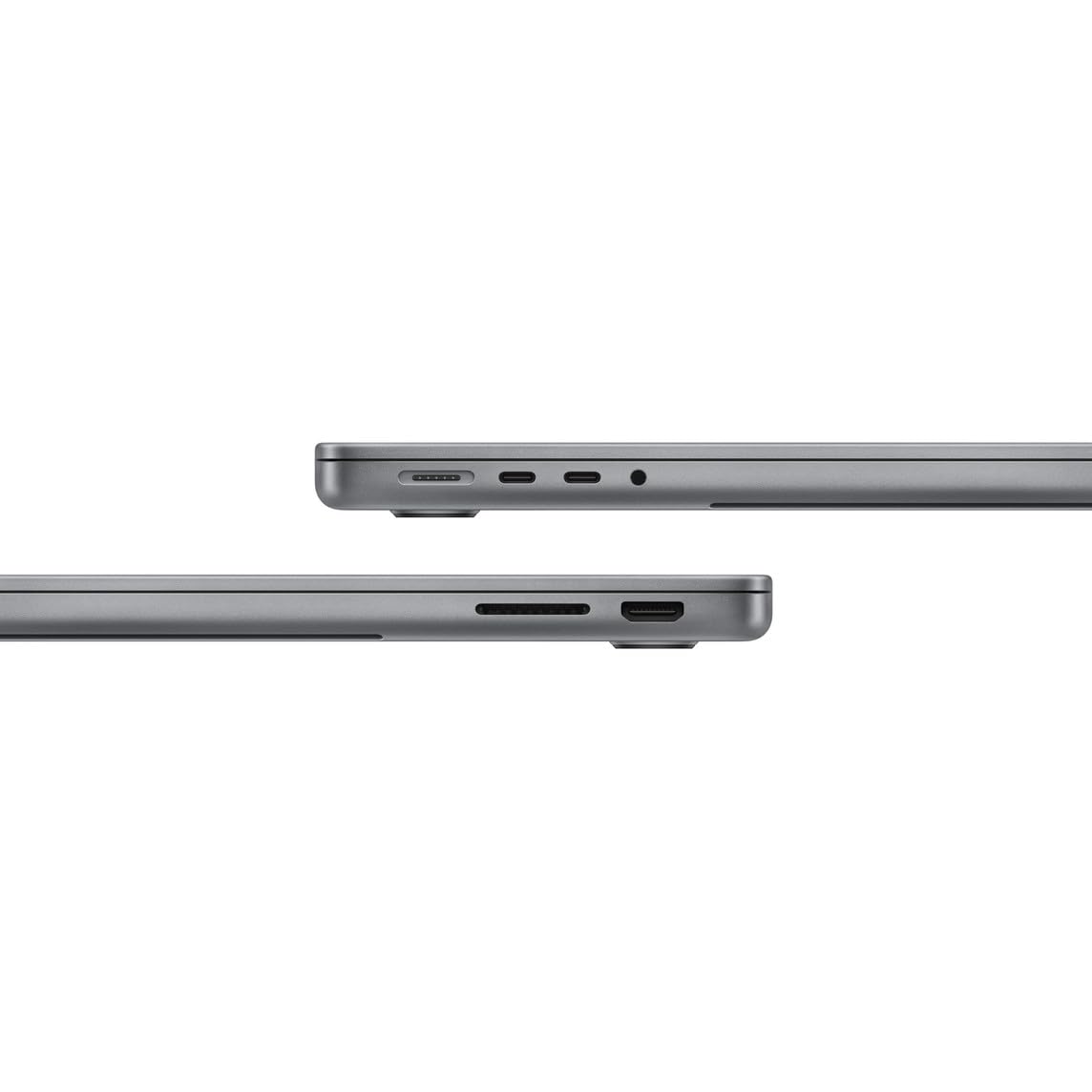 Apple MacBook Pro 2023, Chip M3 con CPU 8 core, GPU 10 core (14-pollici, 8GB di RAM, 512GB di Memoria SSD) QWERTY Italiano Grigio Siderale (Ricondizionato)