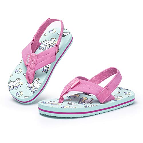 boy flip flops with back strap