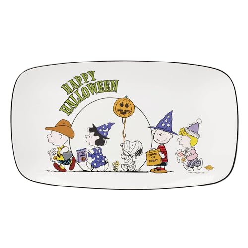 Lenox Serveware, The Great Pumpkin Hors D'Oeuvres Tray, Porcelain Tray, Halloween Decor Indoor