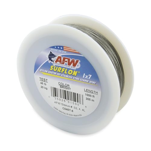 Image of American Fishing Wire Surflon Nylon Coated 1x7 Stainless Steel Leader Wire