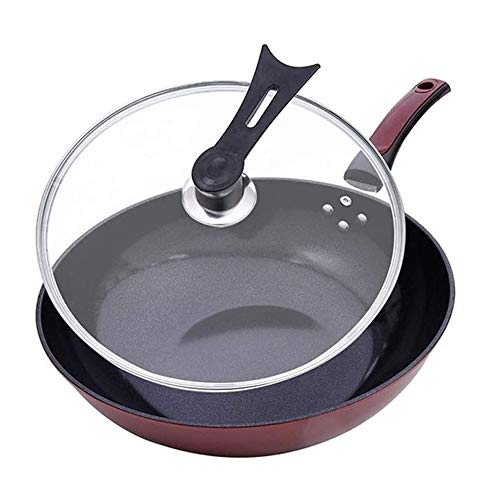 Wok tradicional en acero inoxidable con tapa y mango desmontable miniatura 5