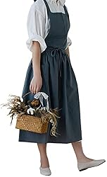 Achsoo Cotton Solid Color Pinafore