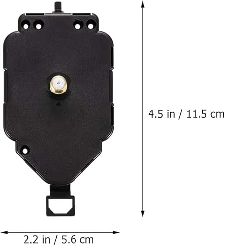 Miniatura 2 de Gatuida Reloj de pared, 1 Unidades de accesorios de reloj de péndulo, suministros de escalonamiento, mecanismo de reloj de plástico
