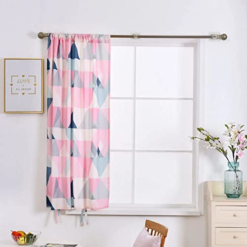 Yys Transparent Nail Free Curtain Rod Holder, Self Adhesive Curtain Rod Brackets, 8Pcs Easy Install Curtain Hangers, No Drill Curtain Rod Brackets For Closet #TOP2