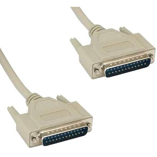 Kentek 100ft DB25 Serial Printer Cable