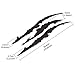 YGMONER Claw Mark Car Decals, 16 Inch Car Headlight Stickers, Monster Claw Scratch Sticker for Dodge Challenger Charger, Pack of 2 (Black)