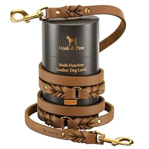 NOAH & PAW Leather Dog Leash, ...