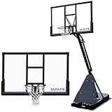 BARWING(バーウィング) バスケットゴール 調整 2年保証 公式サイズ 足元 フリー モデル ミニバスサイズ 一般公式サイズ 練習用 バスケット 家庭用 ボール リング 屋外 移動式 (４．BW-BSKG07)