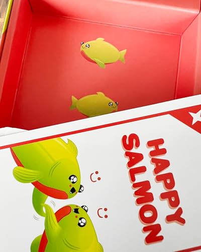 Asmodee - Happy Salmon Grab & Game (Versione Tascabile), Gioco Da Tavolo, Dai Creatori Di Exploding Kittens, 6+ Anni, 3-8 Giocatori, Edizione In Italiano - 7