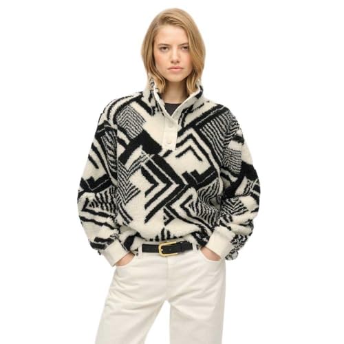 Pull Superdry Super Soft Printed Teddy Fleece US 8 - vue 3