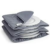 VonShef Electric Plate Warmer, Double Insulated Sleeve Heats up to 10 Full Size Dinner Plates, Re...