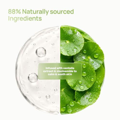 Image of PLANTIFIQUE Korean Sheet Mask, 5 Pack - Calming & Soothing Face Masks with Centella Extract, Niacinamide & Hyaluronic Acid - Mascarillas Faciales