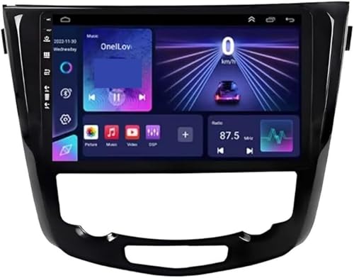 �J�[�v���C��� Android 15 �J�[�v���[���[���W�I 9�C���` �^�b�`�X�N���[�� �}���`���f�B�A �p��Qashqai 2 �p��X-Trail 3 T32 GPS�p(8 Core 4g+wifi 6g+128g)