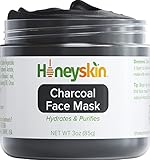 Activated Charcoal Face Mask - Deep Pore Cleanser, Moisturizing, Hydrating Facial Cleanser, Organic...