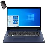 Lenovo IdeaPad 3 17 17.3' HD+ Laptop Computer_ Intel Quad-Core i5 1035G1 (Beat i7-7500U)_ 8GB DDR4 RAM, 1TB HDD_ AC WiFi_ Bluetooth 5_ Abyss Blue_ Windows 10 S_ BROAGE 500GB External Hard Drive