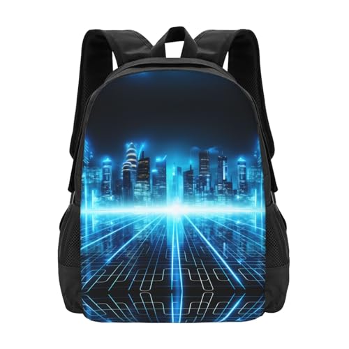 PHAYAH Mochila casual para laptop Fortress Of Light para homens e mulheres para meninos e meninas, mochila leve