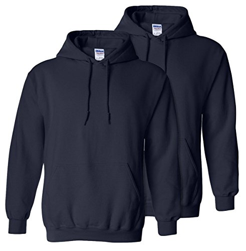 Image of 2 Pack - Gildan - Heavy Blend Hooded Sweatshirt - 18500 - blue - XXXL