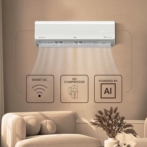 Image of IFB Model Silver Plus Smart Series 2 Ton 3 Star In-built Wifi Split AC with HD Compressor, AI, Dual Gold Fin & 8-in-1 Flexi Mode - White (CI223SL32SGN1, Copper Condenser)