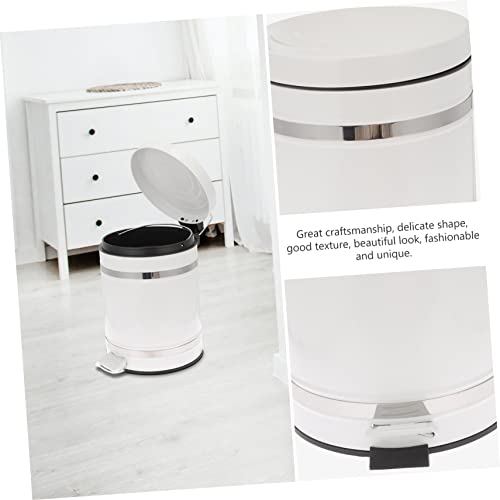 Caneca con pedal resistente de hierro para baño miniatura 5