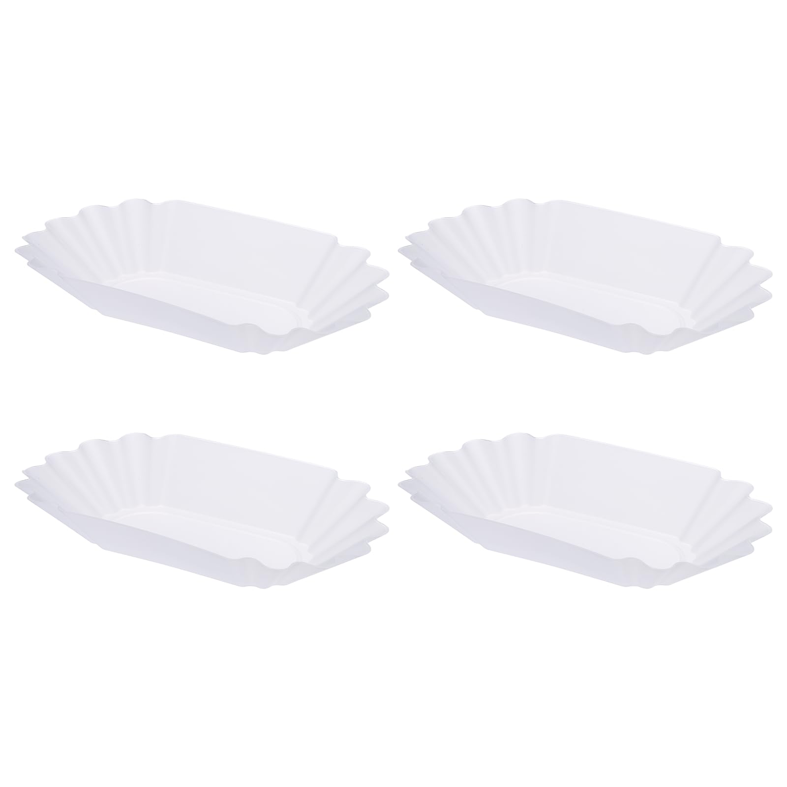 Plateau d'échantillons de grains de café 450g récipient de pesée plastique transparent lot de 4