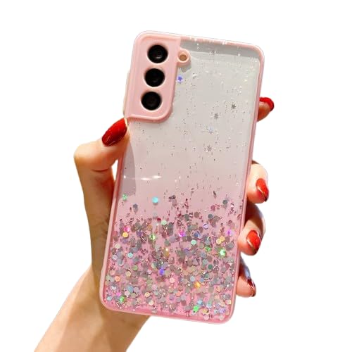 VONZEE® Case Compatible with Samsung Galaxy S21 FE, Non Moving Glitter Cover for Girls & Women Soft TPU Shockproof Anti Scratch Drop Protection Cover (Pink) (B09YNWCPNL) Amazon Price History, Amazon Price Tracker