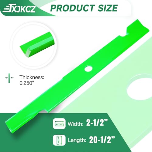 JXJKCZ 60 Inch Deck 103-6403 103-6403-S Notched Mower Blade Compatible with Exmark Lazer Z AS CT XP LC Pioneer Vantage Turf Tracer Staris Front Runner E S X Series Lawn Mower 6 Pack by JXJKCZ - Image 2