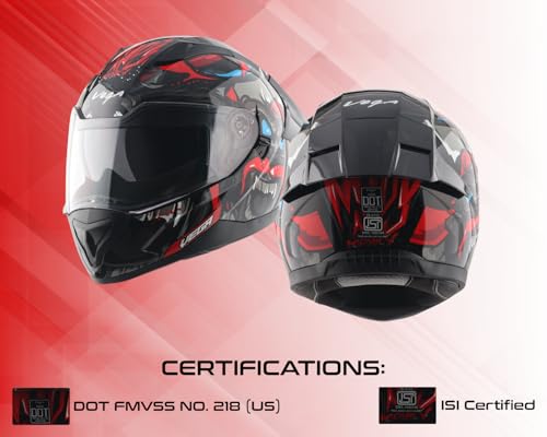Vega Store Vega Rapid Mandy Monkey D/V Full Face Motorcycle Helmet - Image 7