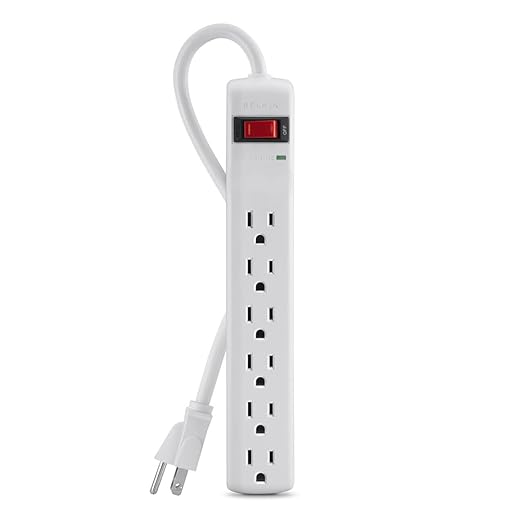 Belkin F5C047 Belkin 6-Outlet Surge Protector with 3-Foot Cord
