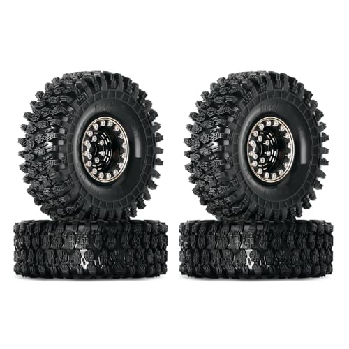 Jantes en laiton 1.0 pour franchissement de roches en crawler Axial SCX24