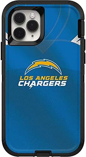 Skinit Decal Skin Compatible with OtterBox Defender iPhone 11 Pro Case - Officially Licensed NFL Los Angeles Chargers Team Jersey Design