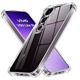 Olgary Custodia per Vivo V50 Lite 5G/4G, ultra sottile, trasparente, antiurto, in silicone morbido TPU con anti-ingiallimento HD Clear Cover per Vivo V50 Lite 5G/4G da 6,77 pollici