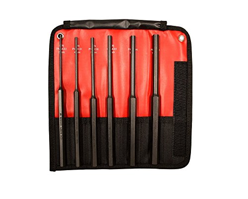 Mayhew 62081 Metric Long Pin Punch Set, 6-Piece
