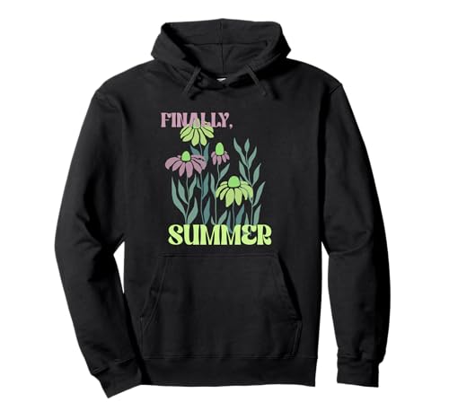 2025, Vaporwave, Summer vibes Boho, grunge, Edgy, Floral Pullover Hoodie