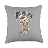 Looney Tunes Audacious Taz Throw Pillow, 18x18, Multicolor