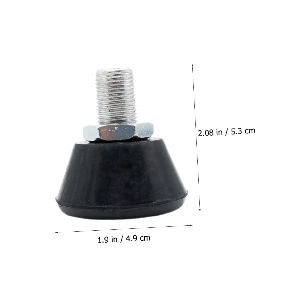 Totority Adjustable Toe Stops for Roller Skates Black Toe Stopper 5/8 Bolt Replacement Skating Brake for Outdoor Use