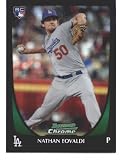 2011 Bowman Chrome Draft Baseball Rookie Card #79 Nathan Eovaldi New