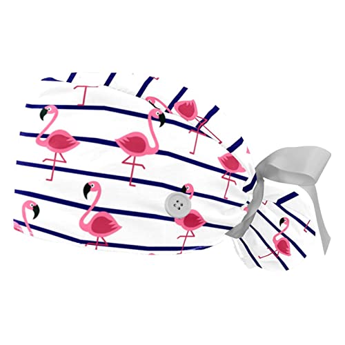 Chapeaux de travail flamands JDEZ lot de 2 casquettes bouffantes respirantes mixtes